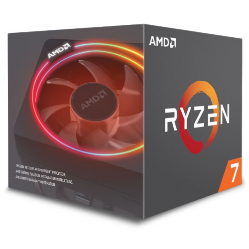 AMD RYZEN 7 2700X 8 Core, 3,70-4.30GHz 105W, RGB LED Wraith Prizma FAN, AM4, (Kutulu)