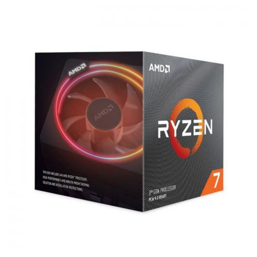 AMD RYZEN 7 3800X 8 Core, 3,90-4.50GHz 36Mb Cache 105W RGB LED Wraith Prism FAN AM4 BOX