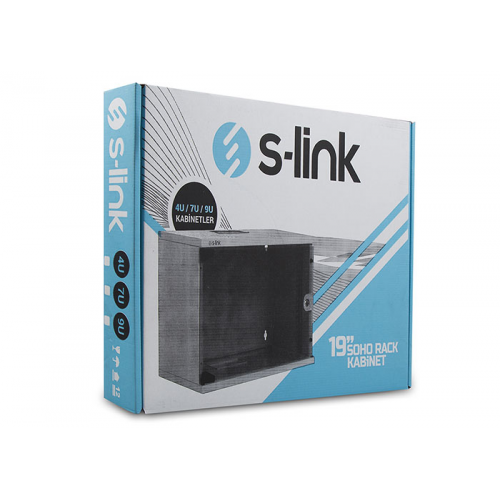 S-LINK 4U 530x400 Soho Rack Kabinet (Demonte)