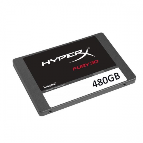 KINGSTON KC-S44480-6F HYPERX FURY 3D 480Gb, 500/500 SATA SSD