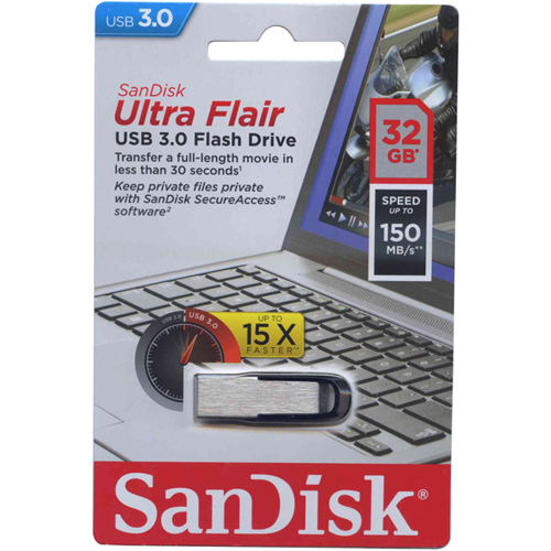 SANDISK SDCZ73-032G-G46 Ultra Flair 32Gb USB3,0