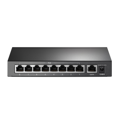 TP-LINK SF1009P 9 Port 10/100 8 Port Poe 65W Metal Kasa Switch