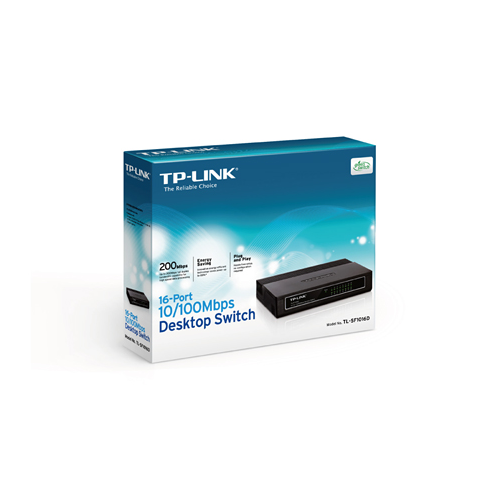 TP-LINK SF1016D 16 Port 10/100 Megabit Switch