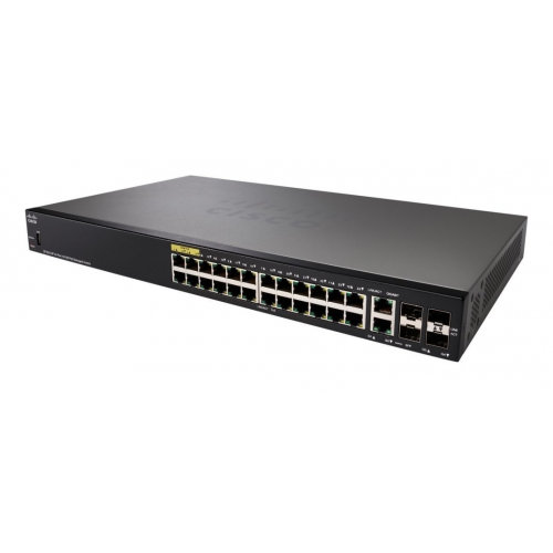 CISCO SF350-24P-K9-EU 24XPOE 2XSFP Managed Switch