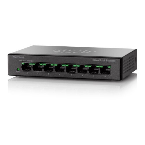 CISCO SG110D-08-EU 8 Port GigaBit Switch