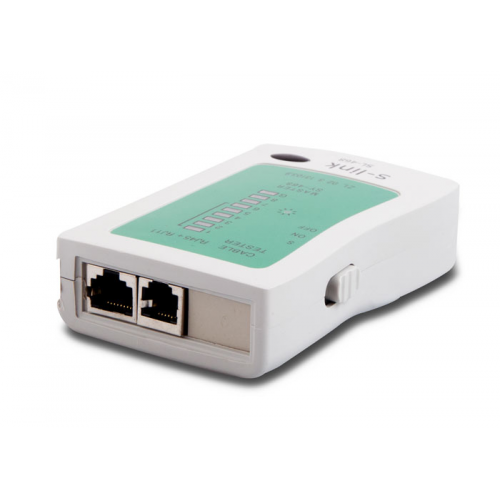 S-LINK SL-468 RJ45+RJ11 Tester Kablo Test Cihazı