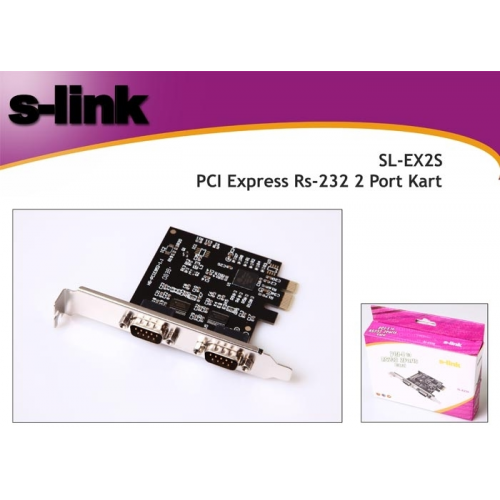 S-LINK SL-EX2S PCI Express TO Seri PORT (RS232)