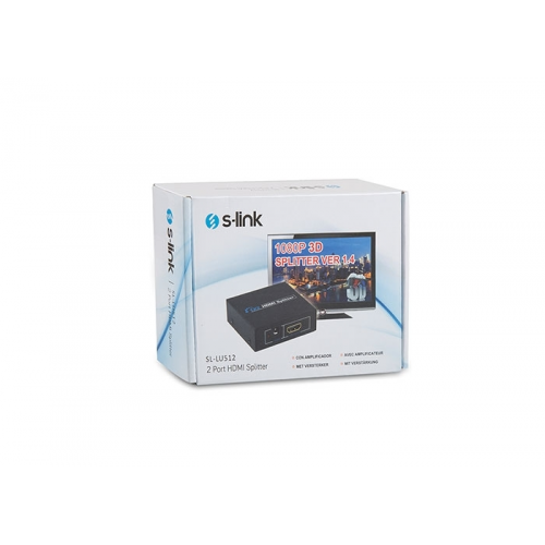 S-LINK SL-LU512 2 Port HDMI Splitter