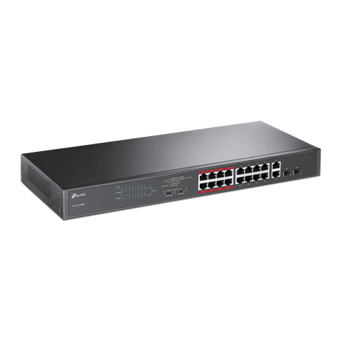 TP-LINK SL1218MP 16 PORT POE + 2PORT SFP 192W MBIT SWITCH