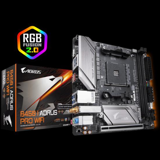 GIGABYTE B450I AORUS PRO WIFI DDR4 DP HDMI AM4 MINI-ITX