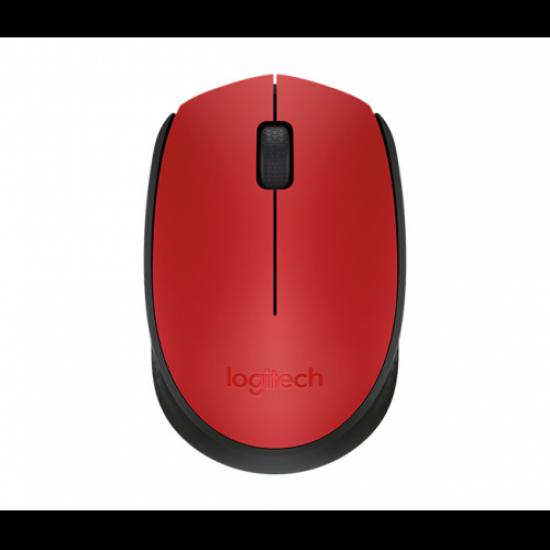 LOGITECH M171 Kablosuz Mouse Kırmızı (910-004641)