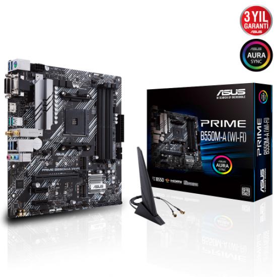 ASUS PRIME B550M-A WiFi HDMI DVI D-SUB USB3,2 M.2  AM4