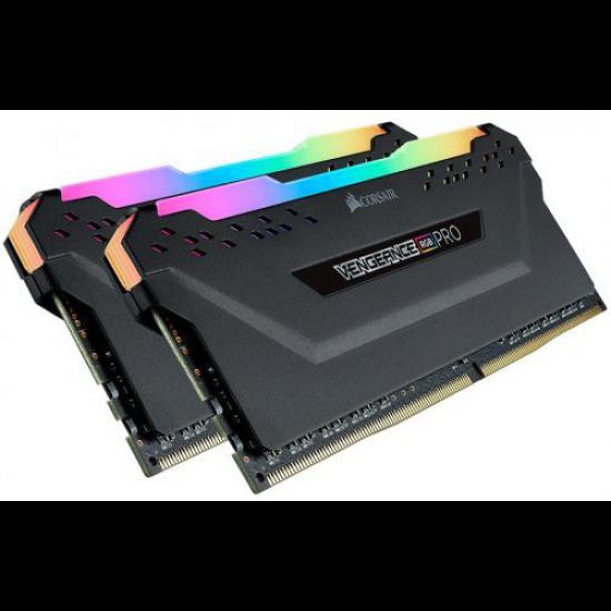 CORSAIR 16Gb (8Gbx2) DDR4 3200Mhz  CMW16GX4M2C3200C16 RGB VENGEANCE RGB PRO Gaming RAM