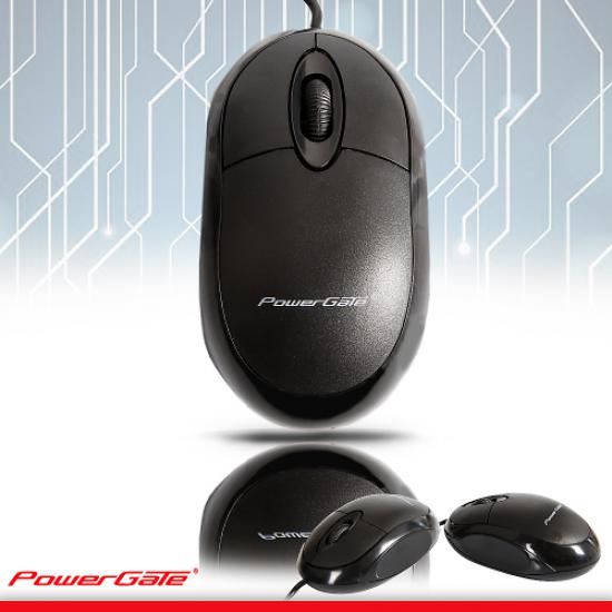 PowerGate E190-S USB Kablolu MOUSE (Siyah)