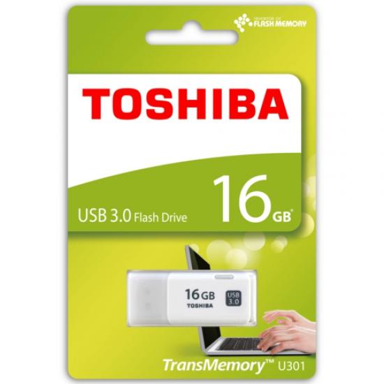 TOSHIBA THN-U301W0160E4 HayaBusa 16GB USB 3.0  Flash Disk Beyaz