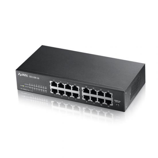 ZyXEL GS1100-16 16 Port GigaBit Switch