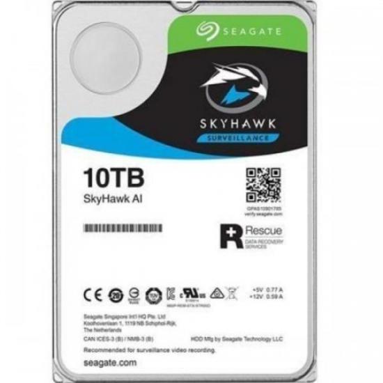 SEAGATE SKYHAWK AI 3,5’’ 10TB 256Mb ST10000VE0008, 7200Rpm, Güvenlik HDD