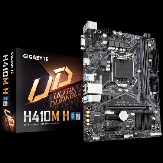 GIGABYTE H410M H HDMI D-SUB USB3,2 1200P 10.Nesil