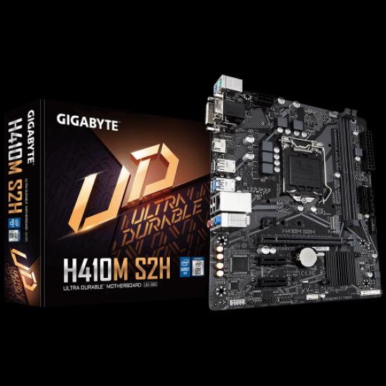 GIGABYTE H410M-S2H DVI D-SUB HDMI 1200P 10.Nesil