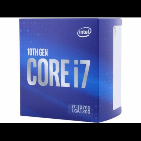 INTEL i7-10700 8 Core, 2.90Ghz, 16Mb, 65W, LGA1200, 10.Nesil, TRAY, (Grafik Kart VAR, Fan YOK)