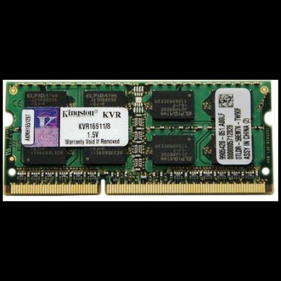 KINGSTON KVR16S11/8 8Gb 1600Mhz DDR3 Sodimm Notebook RAM, 1,50V