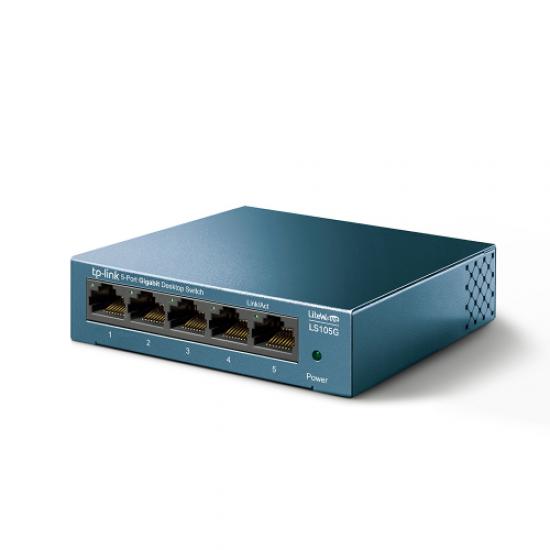 TP-LINK LS105G  5 Port GigaBit Metal Kasalı Switch