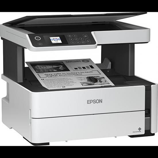 EPSON M2140 Siyah Beyaz Mürekkep Tanklı Yazıcı, Tarayıcı, Fotokopi, Duplex, EcoTank