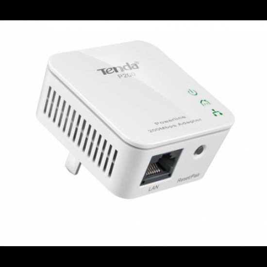 Tenda P200 HomePlug 1Port Kablolu 200Mbps Kit