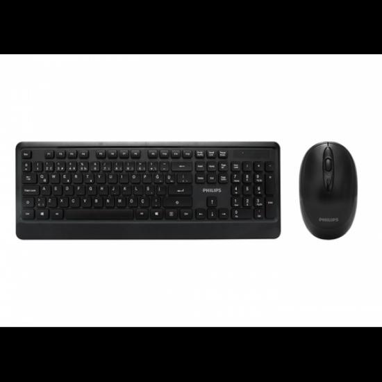 PHILIPS SPT6394/62 C394 Kablosuz Türkçe Q Klavye+Mouse