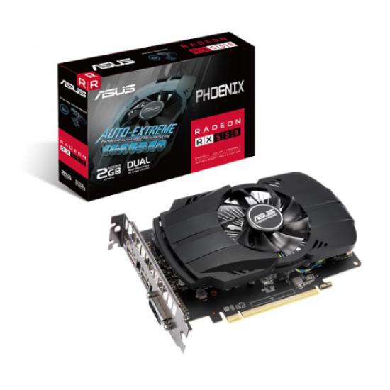 ASUS PHOENIX PH-RX550-2G EVO 2Gb GDDR5 128Bit  D-SUB DVI HDMI