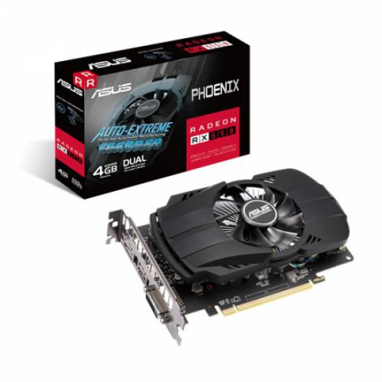 ASUS PHOENIX PH-RX550-4G EVO 4Gb GDDR5 128Bit  D-SUB DVI HDMI