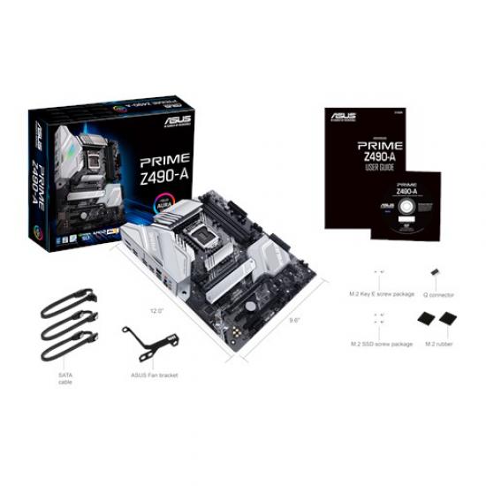 ASUS PRIME Z490-A HDMI DP USB3,2 M.2 LGA1200 10.Nesil