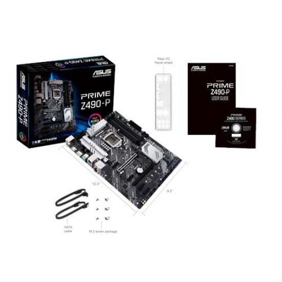 ASUS PRIME Z490-P HDMI DP USB3,2 M.2 LGA1200 10.Nesil