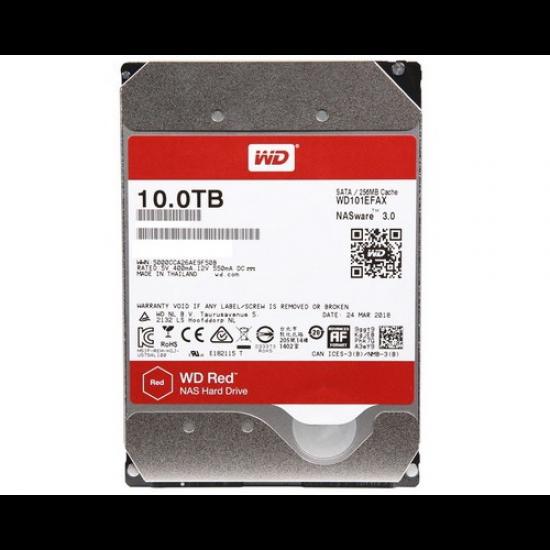 WD RED WD101EFAX 3,5’’ 10TB, 256mb, 5400 Rpm, 7/24-NAS-SERVER HDD