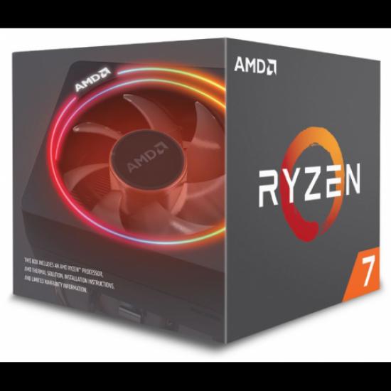 AMD RYZEN 7 2700X 8 Core, 3,70-4.30GHz 105W, RGB LED Wraith Prizma FAN, AM4, (Kutulu)