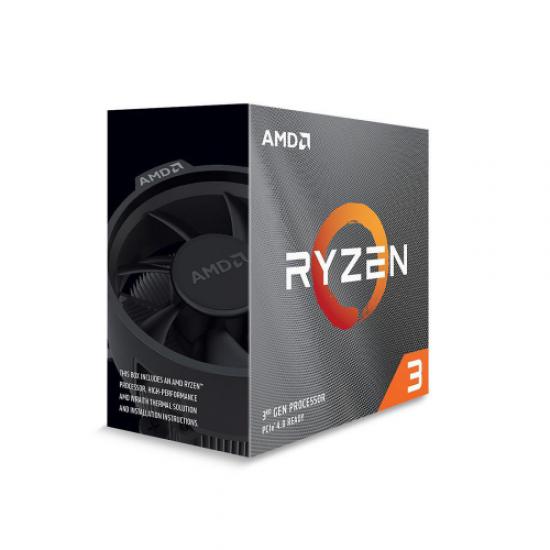 AMD RYZEN 3 3100 4 Core, 3,60-3.90GHz 65W Wraith Stealth FAN AM4 BOX