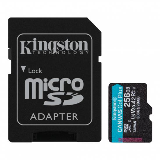 KINGSTON SDCG3/256GB CL10 100Mb/s MicroSD (SD Adaptörlü)