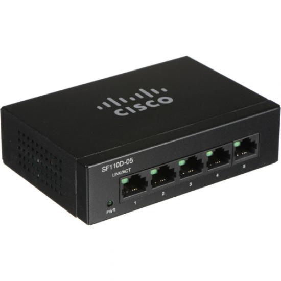 CISCO SF110D-05-EU 5 Port 10/100 Desktop Switch