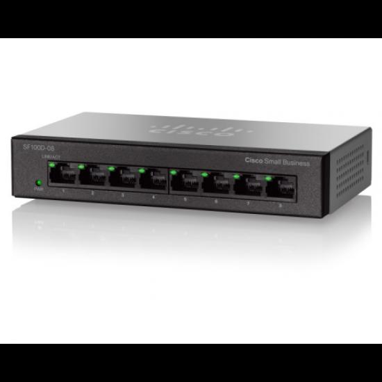 CISCO SF110D-08-EU 8 Port 10/100 Desktop Switch