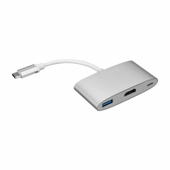 S-LINK SL-USB-C68 Type-C to HDMI Adaptör ve 1Port USB 3,1 (1080P Full HD)