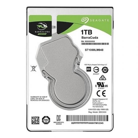 SEAGATE Barracuda 2,5’’ 1TB 128Mb ST1000LM048, 5400Rpm, Notebook HDD