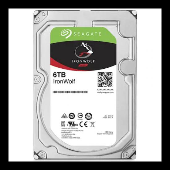 SEAGATE IRONWOLF 3,5’’ 6TB 256Mb ST6000VN001, 5400Rpm, SERVER/NAS HDD