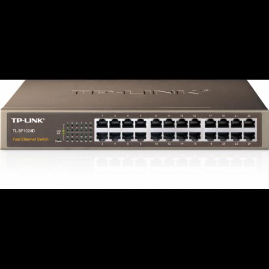 TP-LINK SF1024D 24Port 10/100 Megabit Metal Kasa Switch