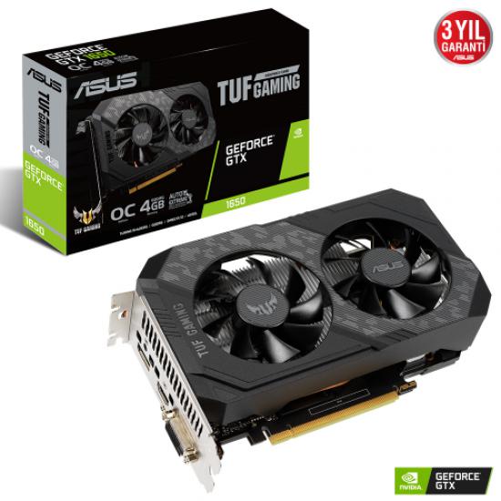 ASUS TUF GTX1650-O4GD6-P GAMING 4G GDDR6 DVI HDM DP DIRECTX 12 OC EDITION