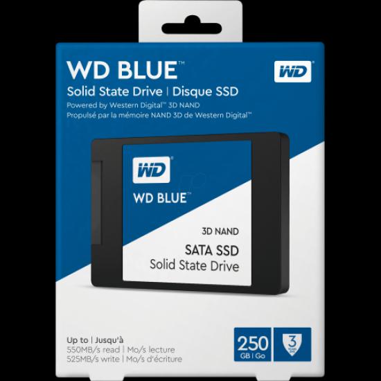 WD Blue WDS250G2B0A 250GB 550/525 3D NAND SATA SSD