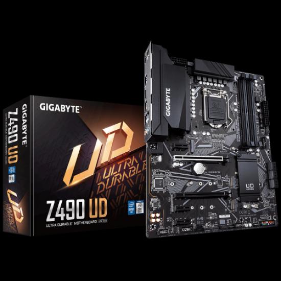 GIGABYTE Z490 UD HDMI USB 3,2 M.2 RGB LGA1200 10.Nesil