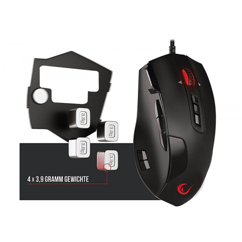 RAMPAGE SMX-R37 BLAZEFURY Gaming Mouse. RGB, MACRO, 16400DPI, USB