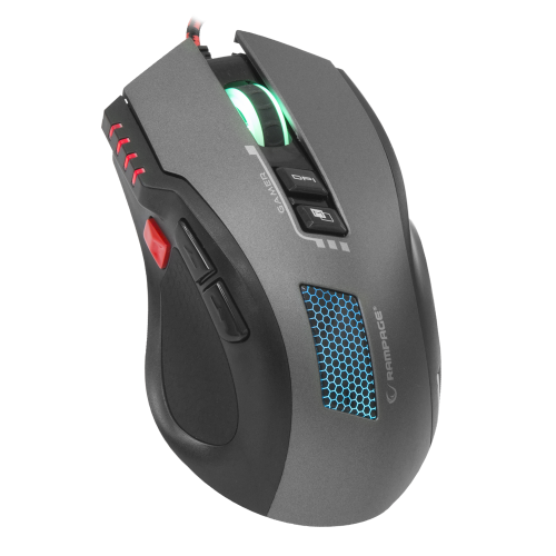 RAMPAGE SMX-R80 Gaming Mouse RGB, MACRO, 320DPI, USB