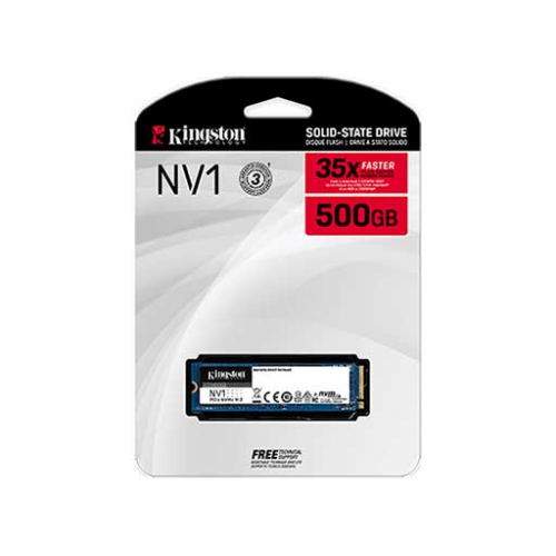 KINGSTON SNVS/500G, NV1, 500Gb, 2100/1700, NVME PCIe M.2 SSD