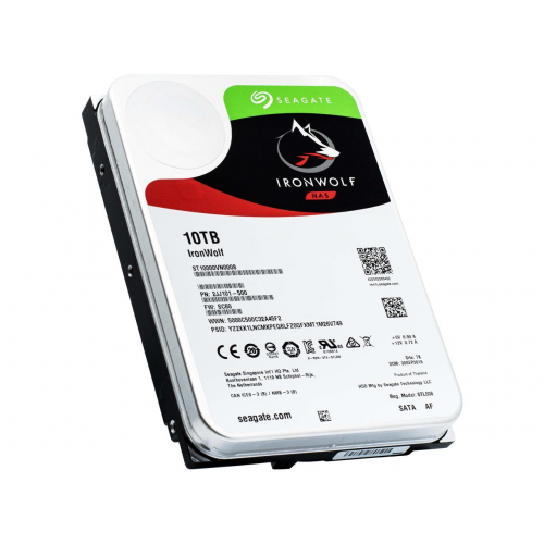 SEAGATE IRONWOLF 3,5’’ 10TB 256Mb ST10000VN0008, 7200Rpm, SERVER/NAS HDD